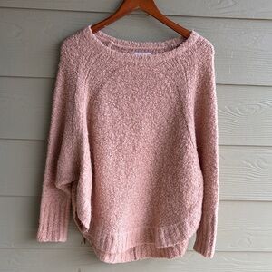 Lou & Grey Soft Pink Crew Neck Sweater